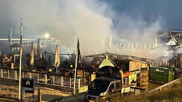 Cannabisvriendelijke strandtent Tam Tam Beachclub Zandvoort afgebrand