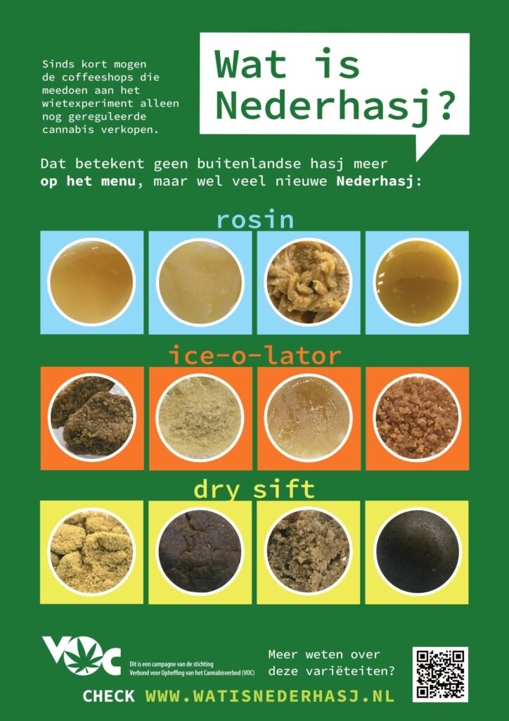 Wat is Nederhasj campagne poster